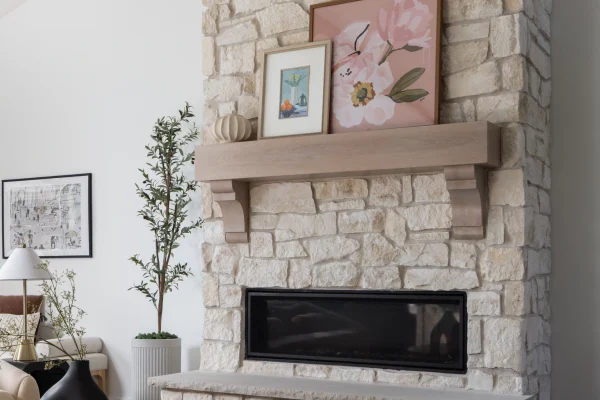 fort collins whole home remodel fireplace mantel